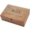 BoxForGift Custom Name Wooden Memory Keepsake box with Lock Personalized Gift for Him, Her, Boyfriend, Girlfriend, Brother, Sister, Father, Mother, Dad, Mom, Groom, Bride for Birthday (Walnut, XS) view 1
