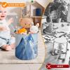 Snow Mountain Scenery Toy Storage Drawstring Bags Reusable Organizing Bucket Bags Building Block Storage Bag Travel Bag Case with Visible Top for Building Blocks Tiles Board Game view 3