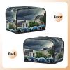 2 slice Toaster Cover, Sadness Stormy Day Umbrellas Print Bread Machine Covers with Pockets for Kitchen Counter 11.4''x7.9''x7.5'' view 3