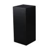 ZFUCMAYL Rectangular Display Pedestal Stand,Bridal Shop Platform Base Stand,Large Display Risers Base,for Mannequin Collectibles Bags and Shoes,Easy to Move(Black,40x50cm) view 1