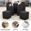 ZFUCMAYL Rectangular Display Pedestal Stand,Bridal Shop Platform Base Stand,Large Display Risers Base,for Mannequin Collectibles Bags and Shoes,Easy to Move(Black,40x50cm) view 3