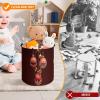 Christmas Balls Bells Toy Storage Drawstring Bags Reusable Organizing Bucket Bags Building Block Storage Bag Travel Bag Case with Visible Top for Building Blocks Tiles Board Game view 3