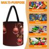 Christmas Balls Bells Toy Storage Drawstring Bags Reusable Organizing Bucket Bags Building Block Storage Bag Travel Bag Case with Visible Top for Building Blocks Tiles Board Game view 4