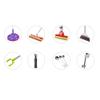 AFPSDLFJDLS Broom and Mop Hangers - Wall Mounted Mop Organizer Holder Brush Broom Hanger Storage Rack Kitchen Tool Seamless Adhesive Broom Mop Holder(Black) view 3
