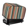 2 slice Toaster Cover, Striped Designs Print Bread Machine Covers with Pockets for Kitchen Counter 11.4''x7.9''x7.5'' view 1
