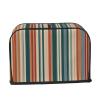 2 slice Toaster Cover, Striped Designs Print Bread Machine Covers with Pockets for Kitchen Counter 11.4''x7.9''x7.5'' view 2