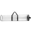 Wrapping Storage Container, Christmas Wrapping Bag with Clear PVC View Window, Duty Zippered Top for 24 Rolls, Moistureproof Storage Solution for Holiday Decorations view 3