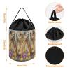 Two Prairie Dogs Toy Storage Drawstring Bags Reusable Organizing Bucket Bags Building Block Storage Bag Travel Bag Case with Visible Top for Building Blocks Tiles Board Game view 2