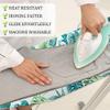 Cotton Ironing Board Cover Homes Ironing Board Cover and Pad Elasticated Iron Board Cover,30x13in 49x18in 54x15in Ironing Cover and Pad(Green,54x15in) view 3