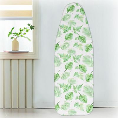 Extra Thick Ironing Board Cover Cotton Ironing Board Cover and Pad Homes Iron Board Cover Ironing Cover and Pad with Elastic Edge(Light Green,54x15in)