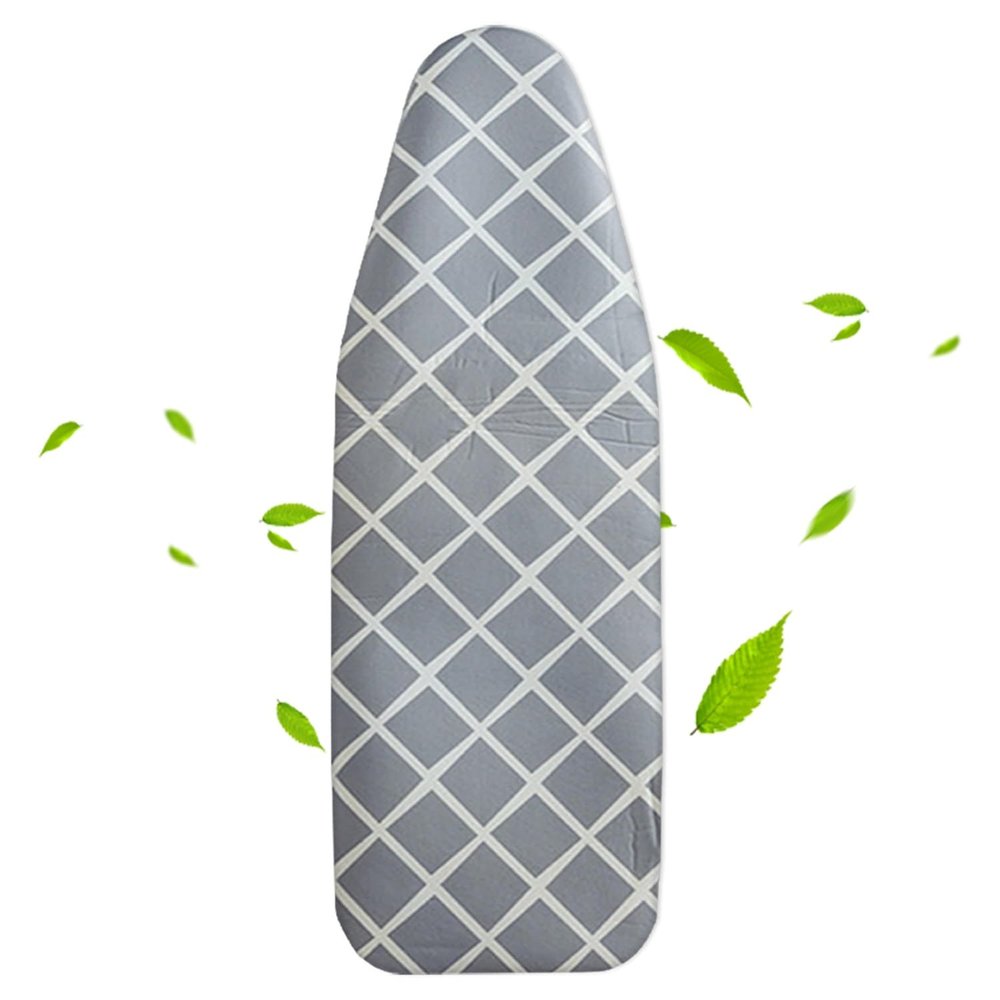 Cotton Ironing Board Cover Homes Ironing Board Cover and Pad Elasticated Iron Board Cover,30x13in 49x18in 54x15in Ironing Cover and Pad(Gray Grid,49x18in)