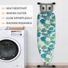 Extra Thick Ironing Board Cover Cotton Ironing Board Cover and Pad Homes Iron Board Cover Ironing Cover and Pad with Elastic Edge(Green,54x15in) view 4
