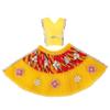 Durga Devi Dress Mata poshak Puja Cloth lehanga Chunari- Yellow,Red (5") view 2