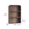 ULTRAWAVE Bookshelf 3-Tier Bookshelf Heavy Duty Desktop Organizer Bedroom and Living Room Storage Rack Display Rack Book Organizer view 2