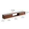 70IN Floating TV Stand,Floating Entertainment Center TV Cabinet,Living Room TV Furnitur,Modern Floating TV Unit,Wall Mounted Audio/Video Shelf,Wall Mounted TV Cabinet with Storage,for 30-65in TV(A) view 2