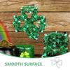 Baluue 2pcs Shamrock Shaped Wreath Frame Wire Wall Hanging Hoops for Patrick's Day Decor for Crafting Wreaths Dream Catchers and Party Decorations view 3