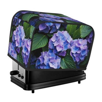 Hydrangea in bloom Toaster cover, suitable for wide slot design, with side storage bag, easy to clean, dustproof, suitable for kitchen.