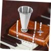 BRIGHTFUFU Stainless Steel Communion Set 5pcs Church Communion Cups Fits Standard view 4