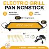 Premium Electric Griddle 27" - Smokeless Indoor Grill - Portable & Nonstick Electric Grill for Outdoor Use - Large Electric Griddle Nonstick with Adjustable Temperature & Even Heating by IDL Packaging view 2