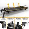 Premium Electric Griddle 27" - Smokeless Indoor Grill - Portable & Nonstick Electric Grill for Outdoor Use - Large Electric Griddle Nonstick with Adjustable Temperature & Even Heating by IDL Packaging view 4