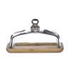 XIXSERTHIA Butter Dish with Lid Kitchen Butter Dish with Glass Lid Cheese Box Butter Cheese Snack Snack Plate Cake Dessert Display Butter Dish view 1
