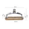 XIXSERTHIA Butter Dish with Lid Kitchen Butter Dish with Glass Lid Cheese Box Butter Cheese Snack Snack Plate Cake Dessert Display Butter Dish view 2
