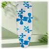 Ironing Board Cover Cotton,30x13in 49x18in Ironing Board Cover Elastic Homes Iron Board Cover Hotel Ironing Cover with Hook and Loop Fasteners(Blue White,49x18in) view 1
