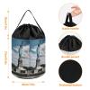 Statue Of Liberty In NYC Toy Storage Drawstring Bags Reusable Organizing Bucket Bags Building Block Storage Bag Travel Bag Case with Visible Top for Building Blocks Tiles Board Game view 2