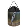 Heron Toy Storage Drawstring Bags Reusable Organizing Bucket Bags Building Block Storage Bag Travel Bag Case with Visible Top for Building Blocks Tiles Board Game view 1