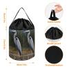 Heron Toy Storage Drawstring Bags Reusable Organizing Bucket Bags Building Block Storage Bag Travel Bag Case with Visible Top for Building Blocks Tiles Board Game view 2