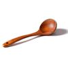 Bambuood Premium Teak Wood Large Spoon - Durable, Ergonomic, Non Stick, Stylish & Functional - Perfect for stirring soups, sauces, and stews - Perfect Kitchen Gift (Large Spoon) view 1