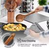 Bambuood Premium Teak Wood Large Spoon - Durable, Ergonomic, Non Stick, Stylish & Functional - Perfect for stirring soups, sauces, and stews - Perfect Kitchen Gift (Large Spoon) view 4