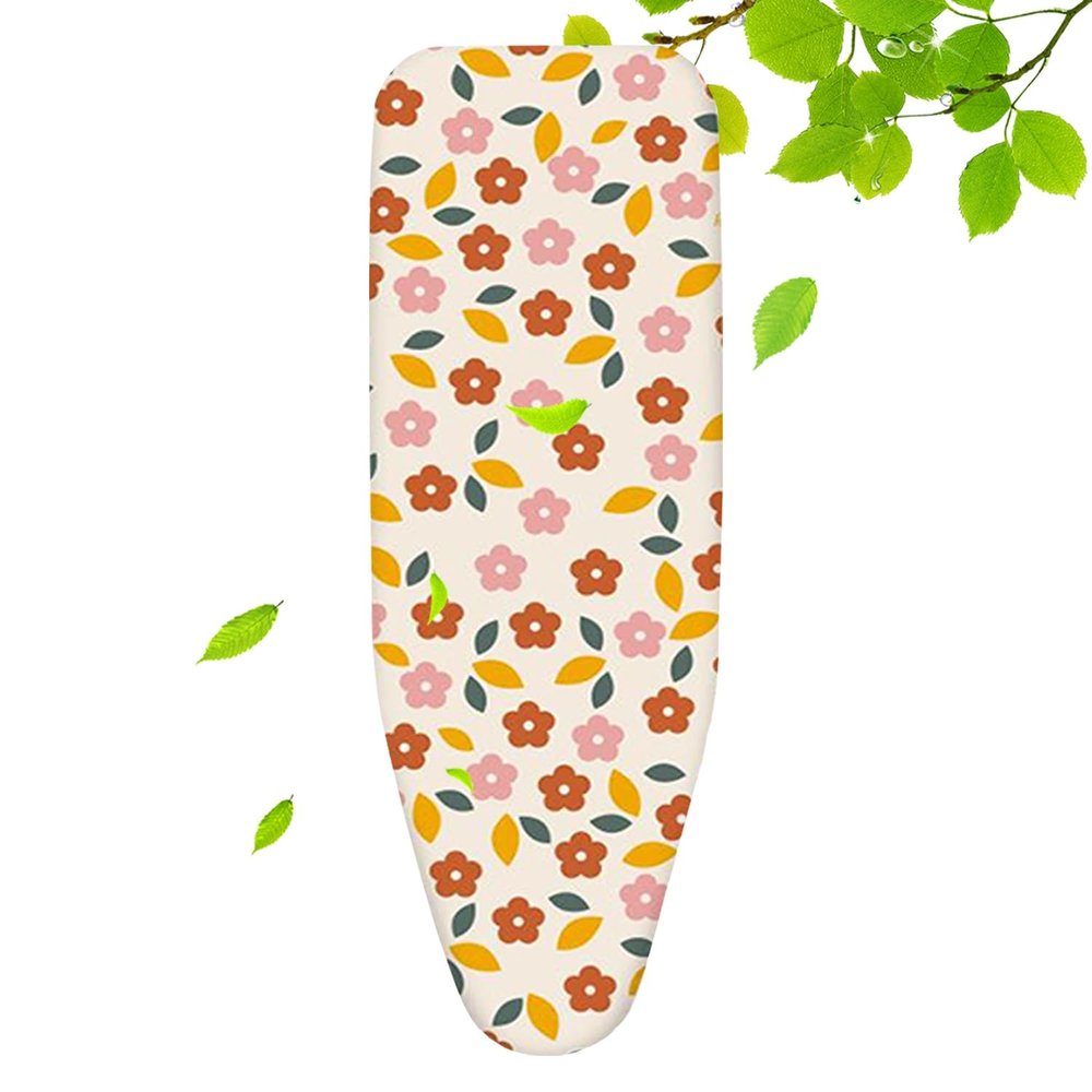 Drawstring Tightening Ironing Board Cover Cotton Ironing Board Cover and Pad Iron Board Cover Ironing Cover and Pad for Homes,35x12in 39x13in 43x13in(Orange,43x13in)