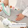 Drawstring Tightening Ironing Board Cover Cotton Ironing Board Cover and Pad Iron Board Cover Ironing Cover and Pad for Homes,35x12in 39x13in 43x13in(Orange,43x13in) view 3