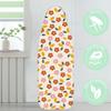 Drawstring Tightening Ironing Board Cover Cotton Ironing Board Cover and Pad Iron Board Cover Ironing Cover and Pad for Homes,35x12in 39x13in 43x13in(Orange,43x13in) view 4