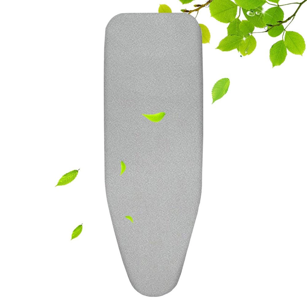 Drawstring Tightening Ironing Board Cover Cotton Ironing Board Cover and Pad Iron Board Cover Ironing Cover and Pad for Homes,35x12in 39x13in 43x13in(Silver,43x13in)