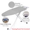 Drawstring Tightening Ironing Board Cover Cotton Ironing Board Cover and Pad Iron Board Cover Ironing Cover and Pad for Homes,35x12in 39x13in 43x13in(Silver,43x13in) view 2