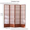4 Panels Room Dividers Portable Room Seperating Divider Temporary Partitions Barriers Folding Privacy Screens for Home Office Bedroom Teahouse,Home Office view 2