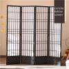 4 Panels Room Dividers Portable Room Seperating Divider Temporary Partitions Barriers Folding Privacy Screens for Home Office Bedroom Teahouse,Home Office view 3
