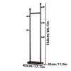 Wasdfzxc Hat Tree, Coat Hanger Rack, Freestanding Metal Clothing Rack, Large Base Coat Stand, Modern Coat Rack for Bedroom, Living Room, Entrance(White) view 2