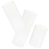 Alipis 3pcs Glass Candle Holders Cylindrical Candle Cups for Home Decor Restaurant and Party Decoration Elegant Transparent Design for Romantic Atmosphere view 1