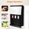JAYGOVAN Bottom Loading Water Cooler Water Dispenser 3 Temperature Settings Hot, Cold & Room Water Innovative Slim & Sleek Design Hot and Cold Water Dispenser Holds 5 Gallon Bottles (White) view 4
