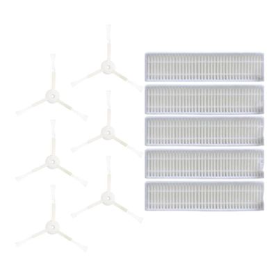 AMPEVEATTK Vacuum Cleaner HEPA Filters+Side Brushes Replacement Parts FIT for Rowenta FIT for Explorer FIT for Series 60 Rr7455 7447 Tefal Series 60 Vacuum Cleaner Parts
