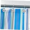 VINTORKY 12pcs Decorative Shower Curtain Hooks Heavy-Duty Holdbacks Ocean-Style Design Rustproof Tiebacks for Bathroom Curtains Easy to Install and view 3