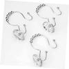 VINTORKY 12pcs Decorative Shower Curtain Hooks Heavy-Duty Holdbacks Ocean-Style Design Rustproof Tiebacks for Bathroom Curtains Easy to Install and view 4