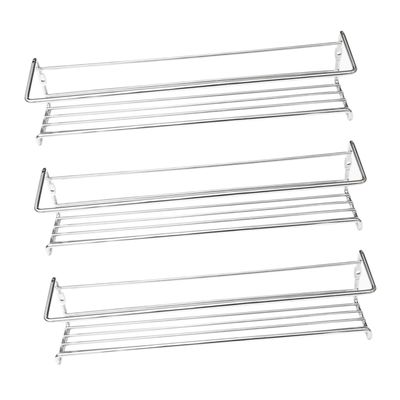 HOLIDYOYO 3pcs Wall-mounted Spice Rack Easy Install Spice Holder Kitchen Seasoning -mounted Seasoning Stand Holder