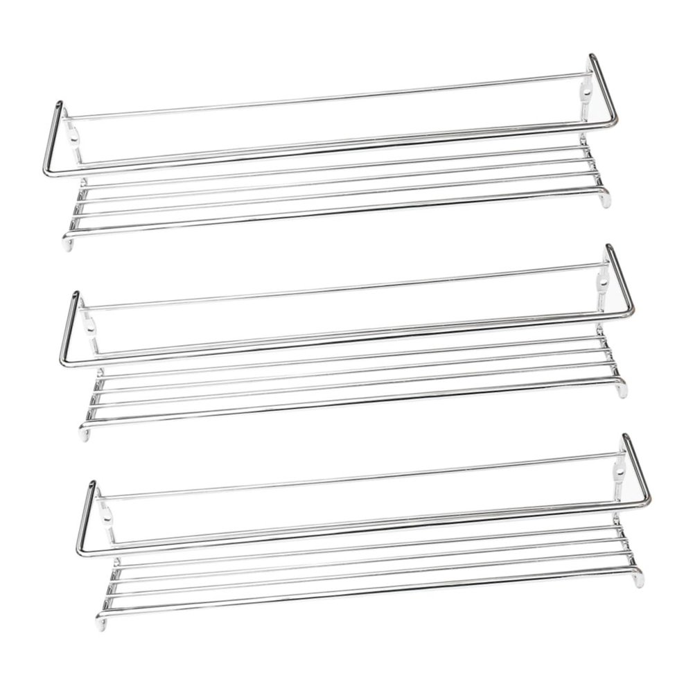 HOLIDYOYO 3pcs Wall-mounted Spice Rack Easy Install Spice Holder Kitchen Seasoning -mounted Seasoning Stand Holder