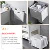 Cabilock 1pc Wall-mounted Folding Dirty Clothes Container Versatile Storage Basket for Laundry Toys Sundries Space-saving Organizer for Bathroom Bedroom Nursery More view 3