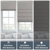 BERISSA No Drill Roman Shades for Windows,Cordless Blackout Roman Blinds,Thermal Insulation Fabric Pull Down Roman Shade Heat Blocking Window Blinds for Home,Easy to Install(62" W x 66" H) Oatmeal view 4