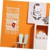 FONDOTIN Hanging Organizer Net Storage Hammock with Wooden Rod Multi-Functional Plush Toy and Book Organizer for Nursery Decor Woven Design Space-Saving and Sturdy view 4